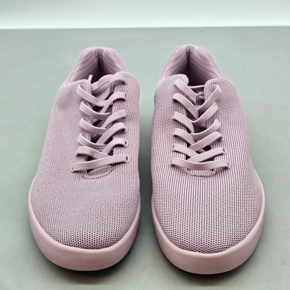 Atoms Model 000 Sneakers Mauve Purple Knit Lace Up Shoes Mens 10.25 Womens 11.75